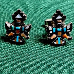 Native American turquoise cufflinks